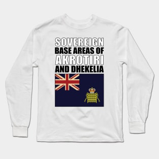 Flag of Sovereign Base Areas of Akrotiri and Dhekelia Long Sleeve T-Shirt